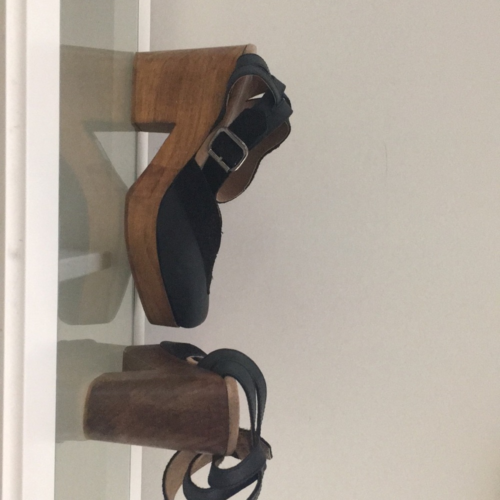 Free People Wooden Heels